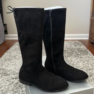 Stuart Weitzman Lowland Bow Boot girls size 5 in black